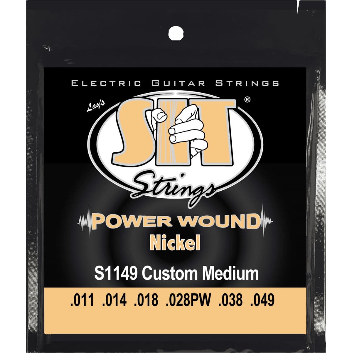 S1149 Custom Medium Powerwound Nickel Eelectric — S.I.T. Strings