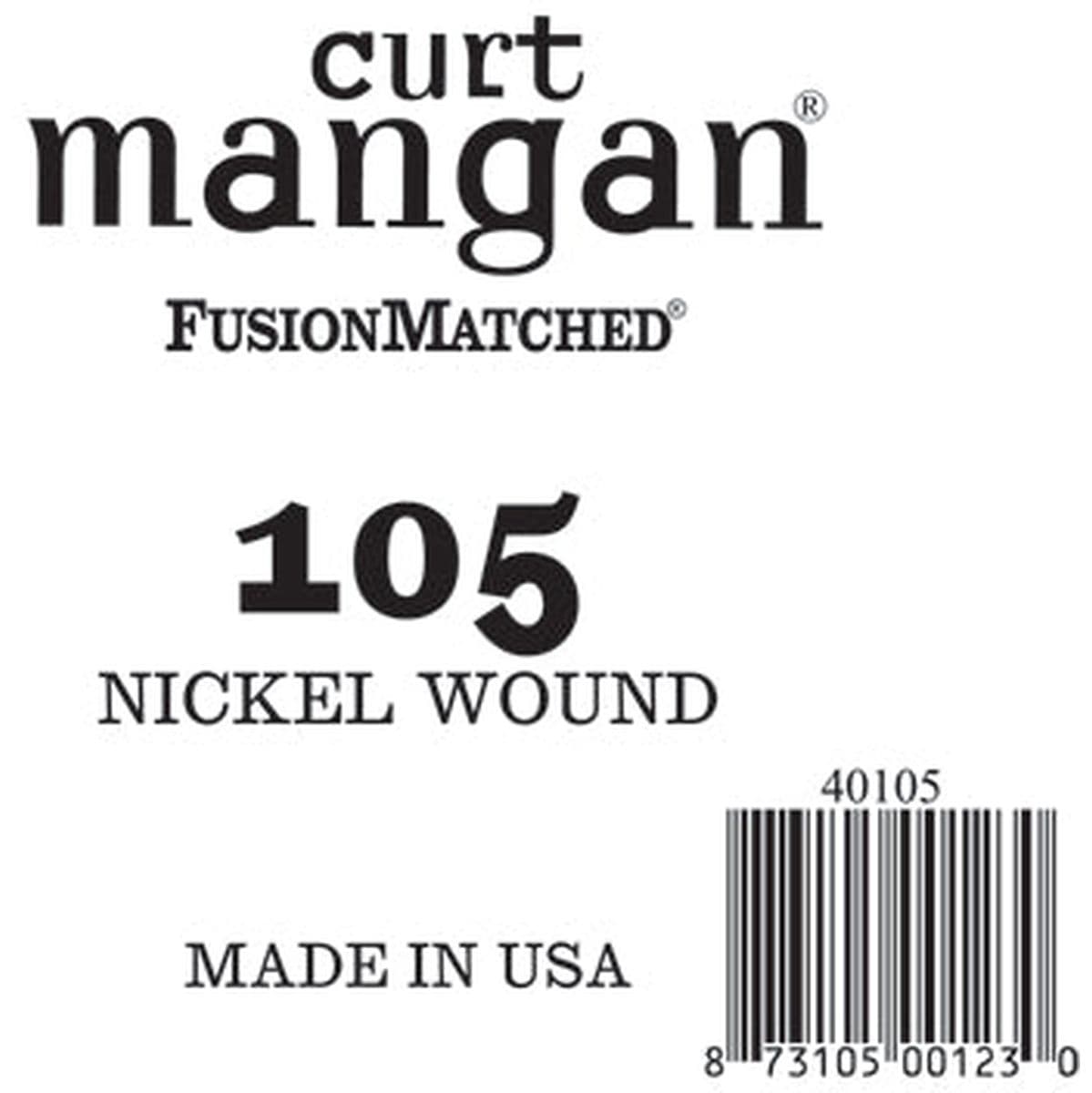 Nickel Wound Bass 40105 105 — Curt Mangan