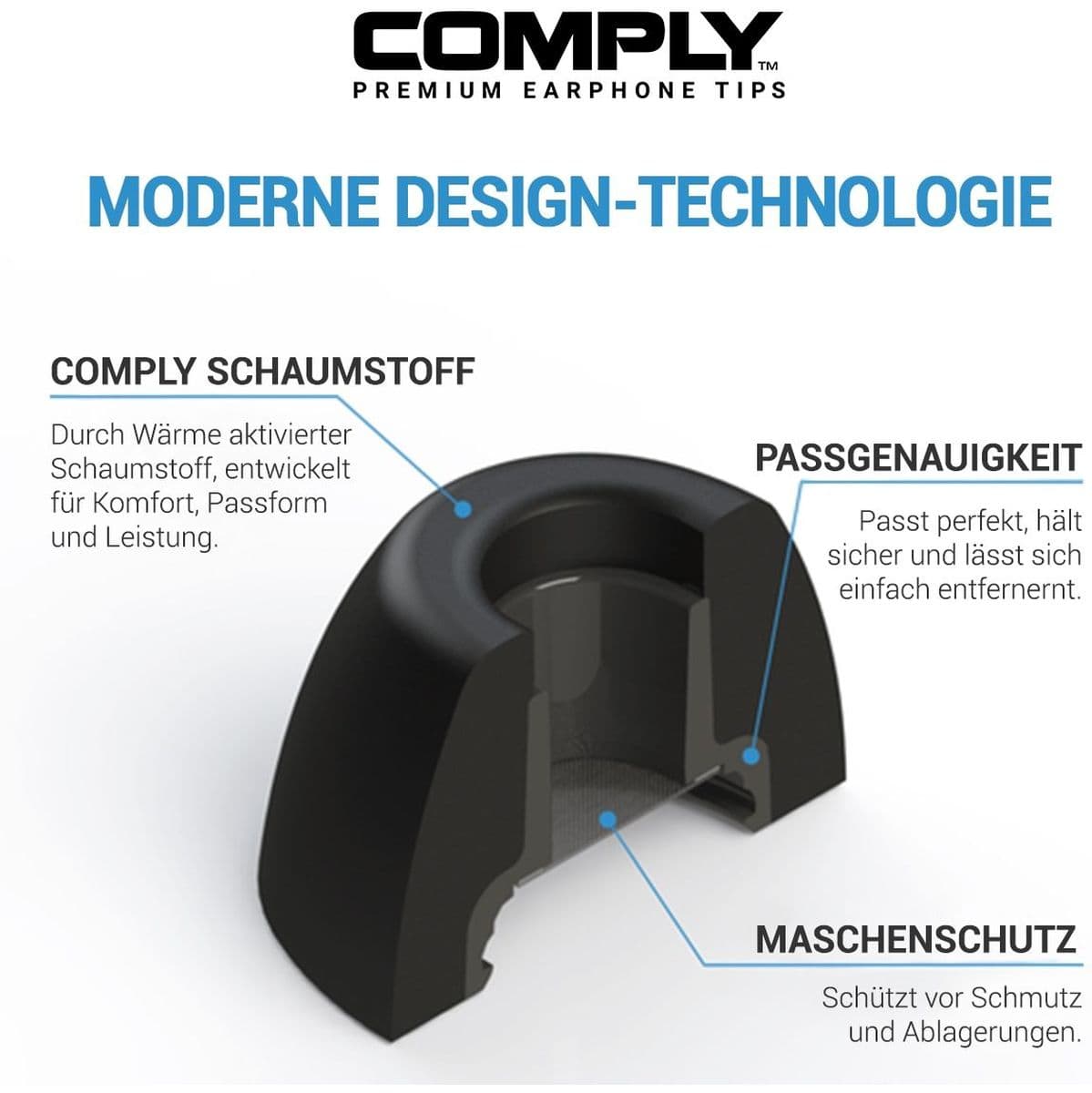 For AirPods Pro Large — Comply