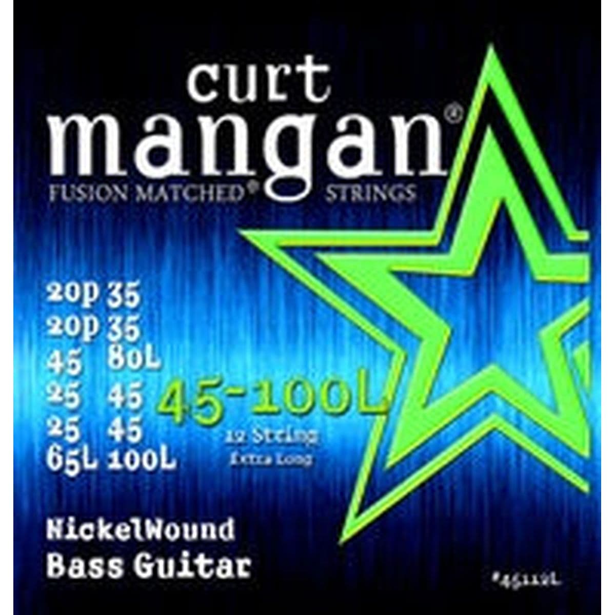 Nickel Wound Bass 45112l 45-100 12-STRING Long — Curt Mangan