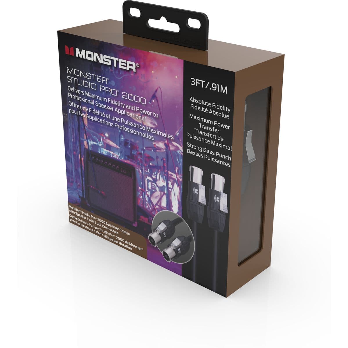 Studio Pro Speaker 1 MTR Speak-On Connectors Monster Prolink — Monster Cable