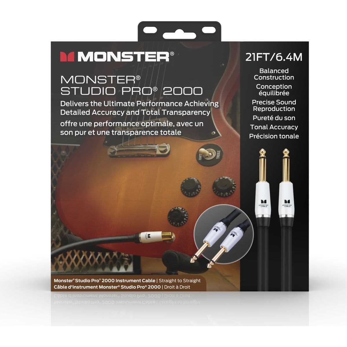 Studio Pro 2000 Instrument 21 FT.6.4M Straight To - Monster — Monster Cable