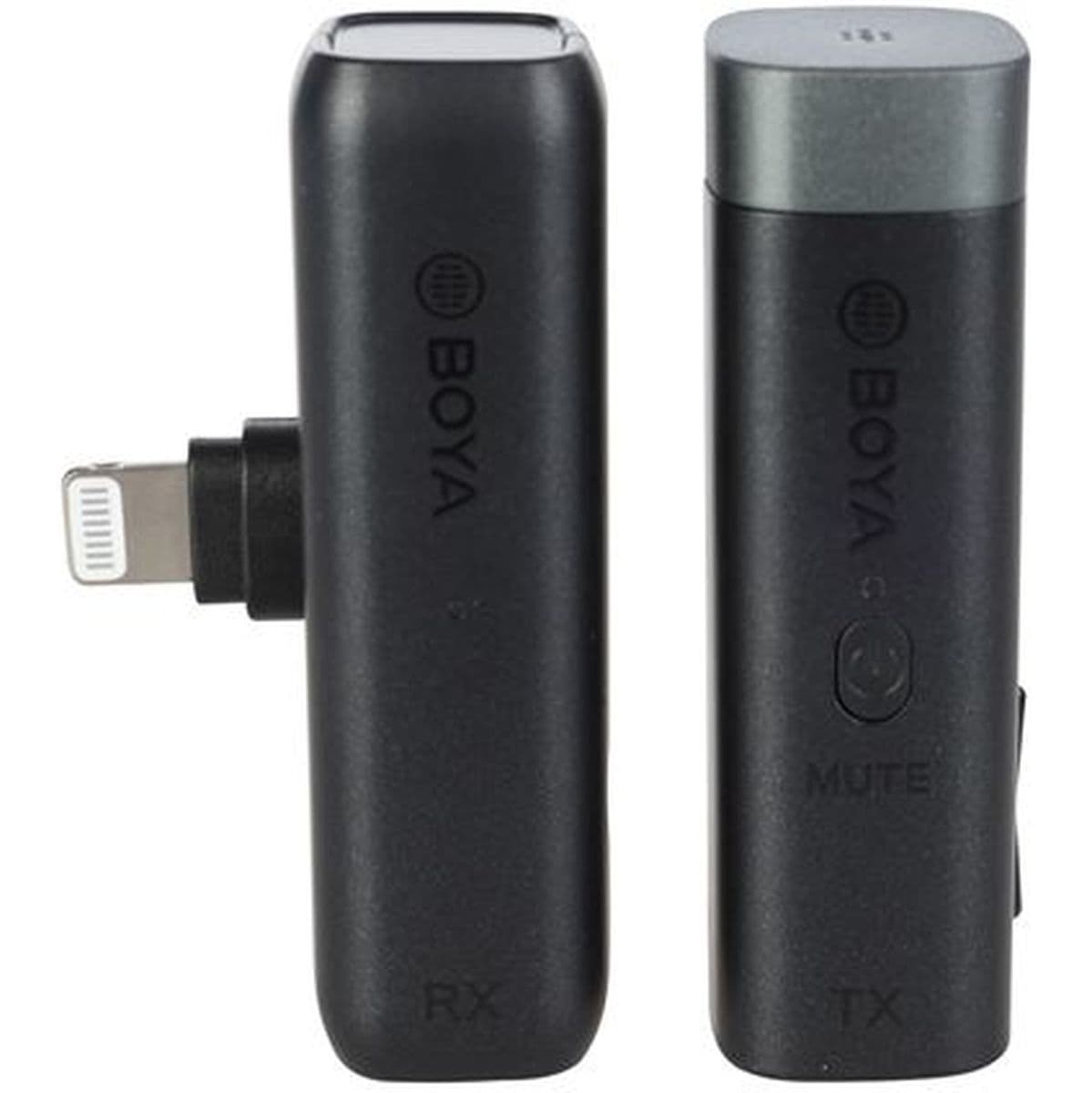 BY-WM3D Wireless Mic w/ LGHTNG +3.5mm TRS/TRRS Adapters — Boya