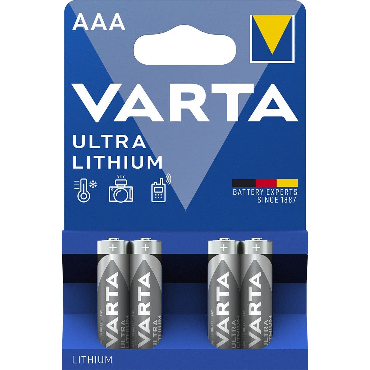 2400 Lithium AAA NR.6103 4PAK — Varta