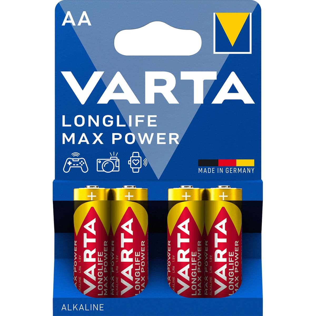 AA MN 1500 Longlife Max Power NR 4706 4-PAK — Varta