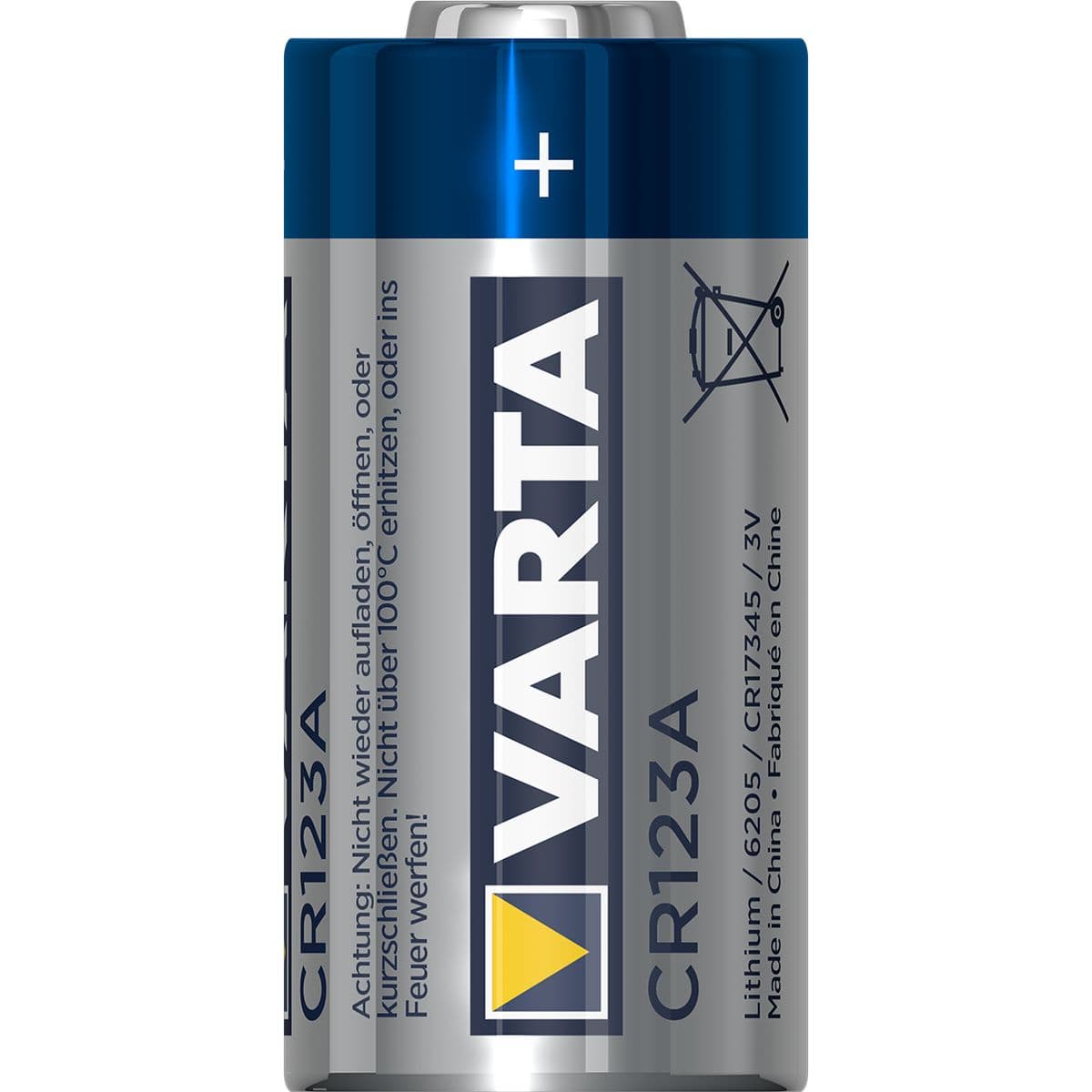 CR123A 3V NR 6205 — Varta
