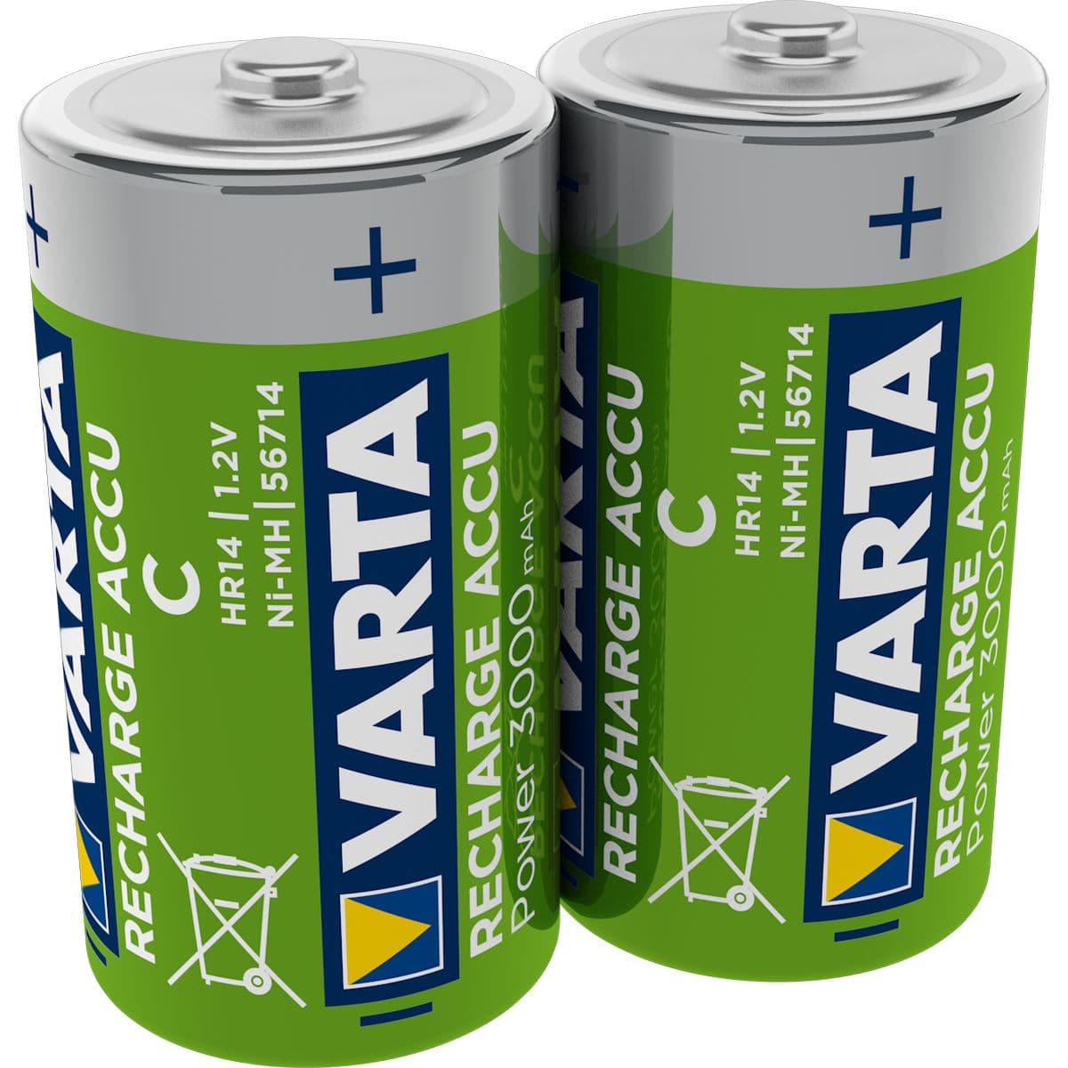 Recharge Battery Power D 3000mAh Blister 2 — Varta