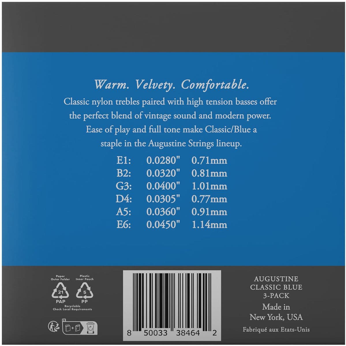 Blue Label String Set - 3 Pack — Augustine