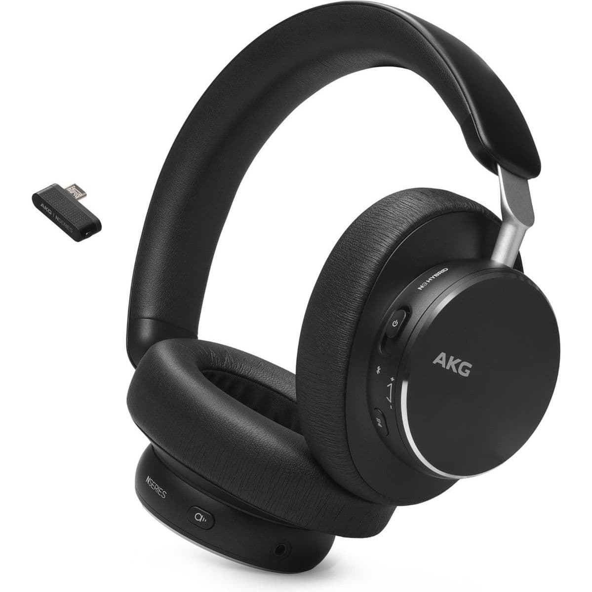 N9 Hybrid Anc Wireless Headphones Black — AKG