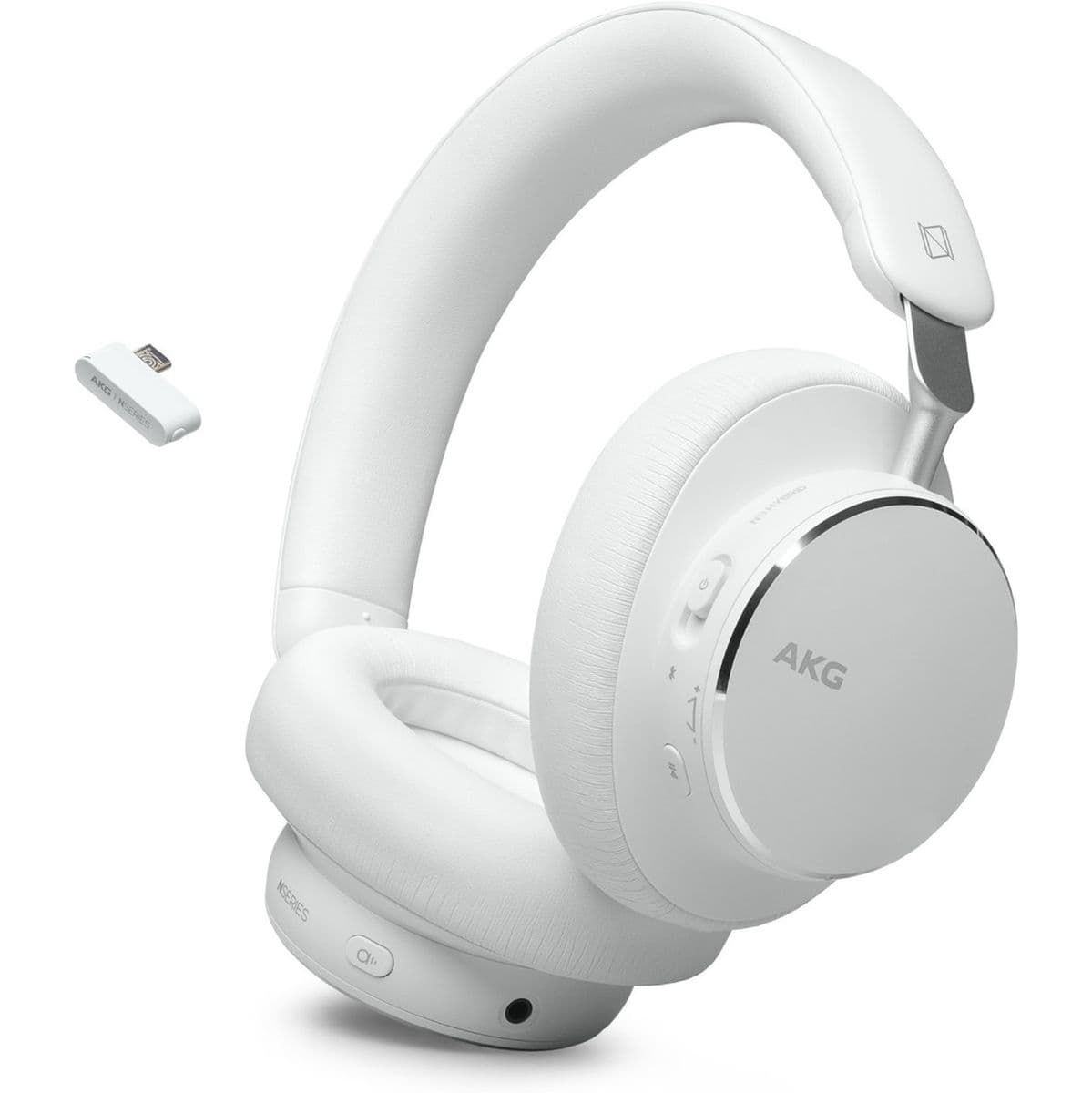 N9 Hybrid Anc Wireless Headphones White — AKG
