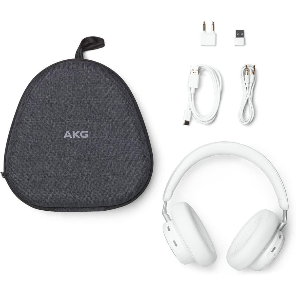 N9 Hybrid Anc Wireless Headphones White — AKG
