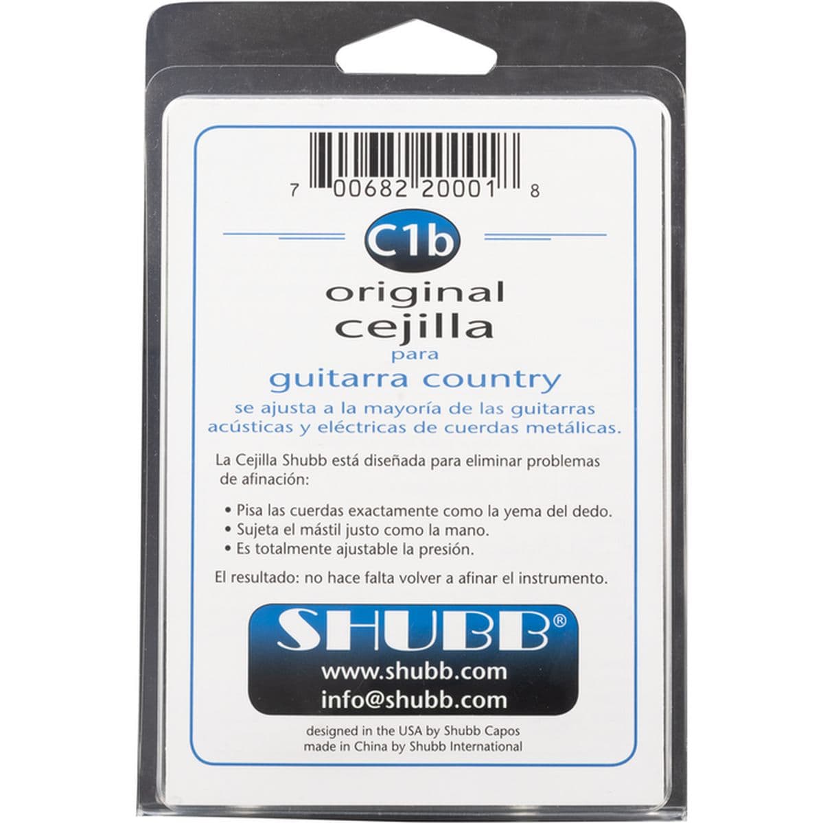 C1B Capodastre Corde Steel C1B — Shubb