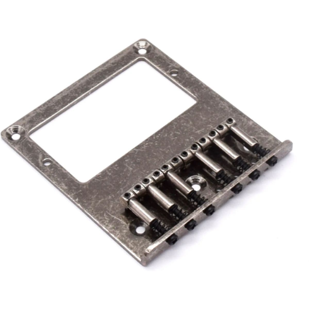 Alkd Tele Bridge w/ Humbucker Mount Antique Silver — AxLabs