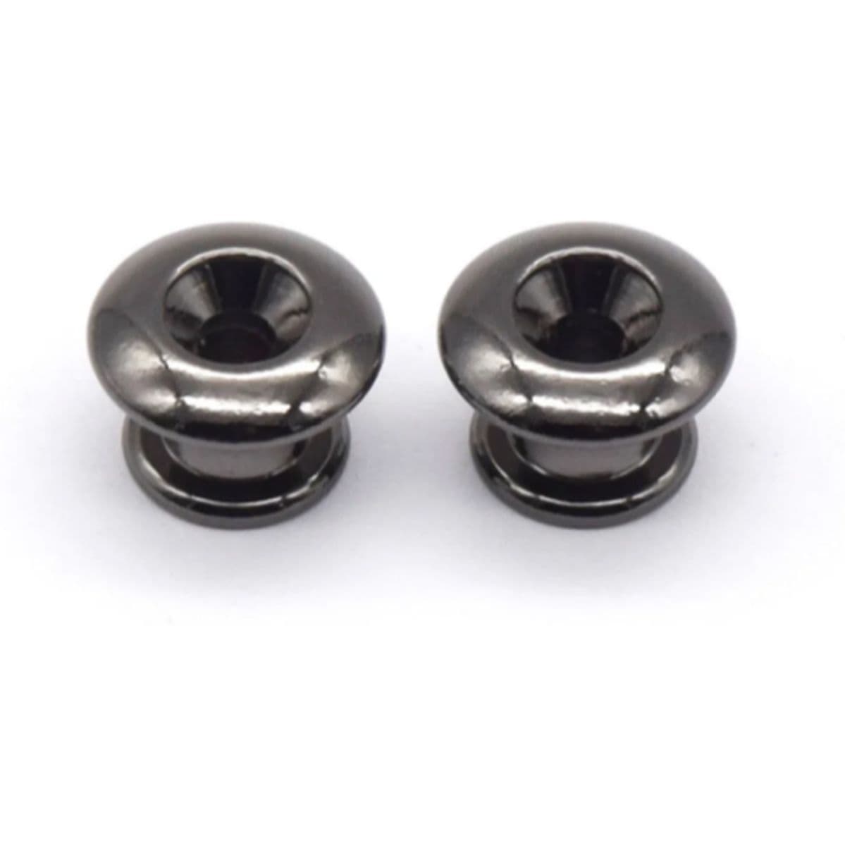 Alkd Strap Buttons S (2) Black Nickel — AxLabs