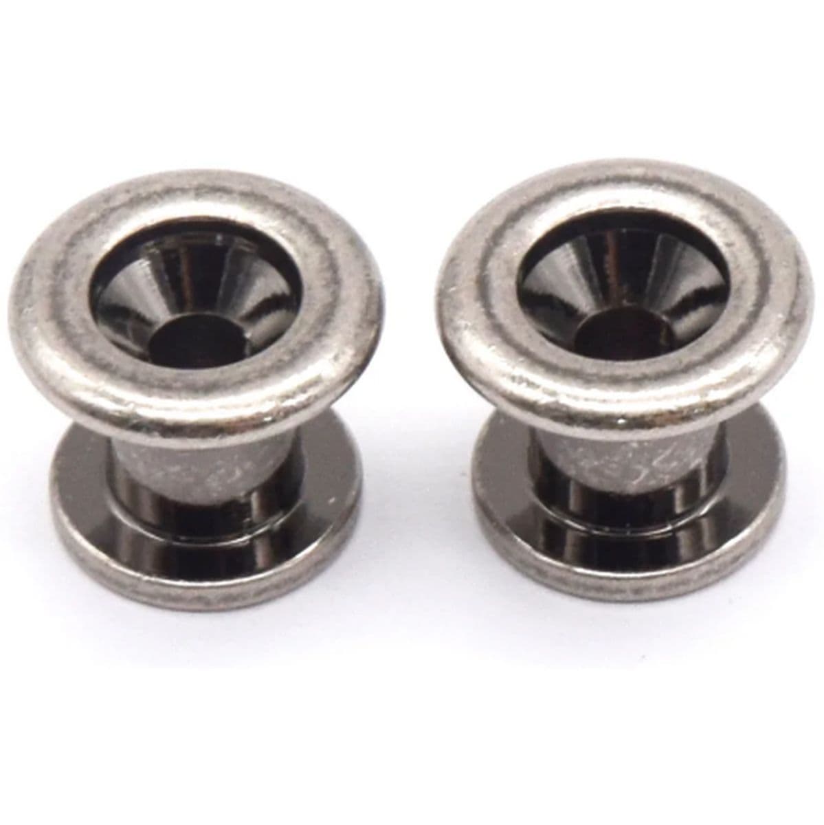 Alkd Strap Buttons Long (2) Antique Silver — AxLabs