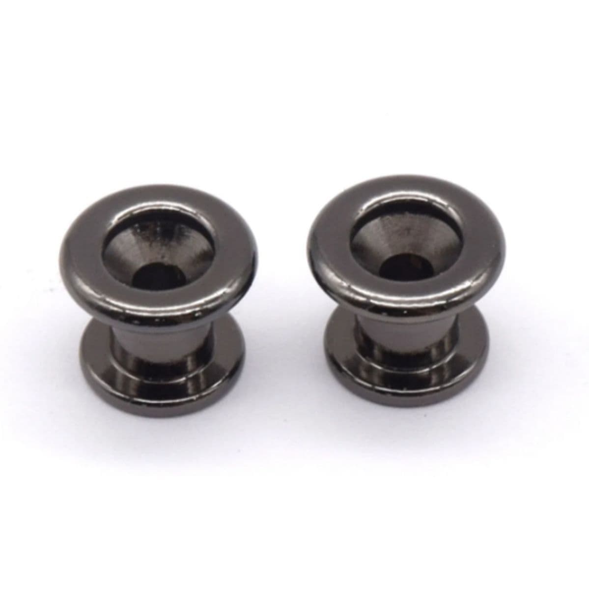 Alkd Strap Buttons Long (2) Black Nickel — AxLabs