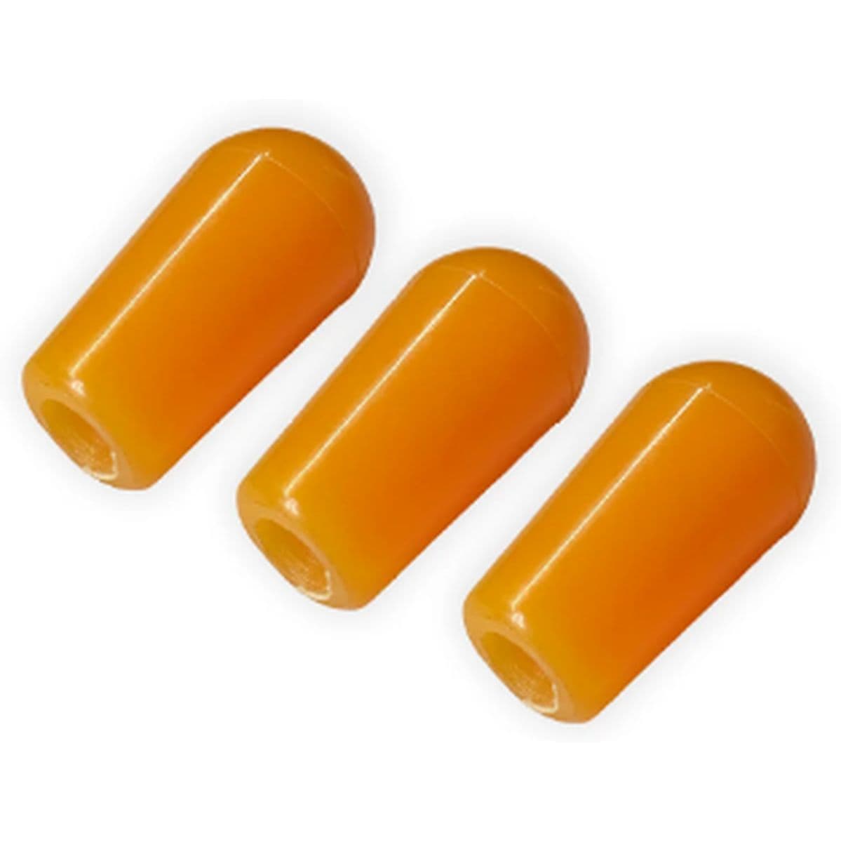 Al 3-Way Toggle Switch Cap 3-Pack (3.5/4mm 8/32) Amber — AxLabs