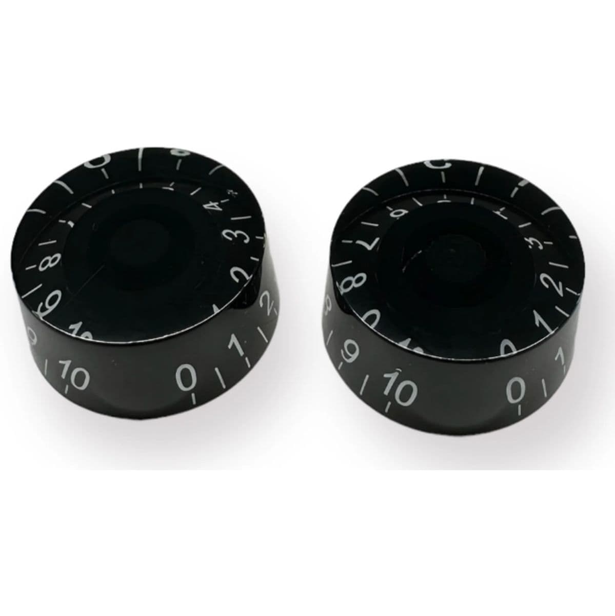 Al Speed Knob 18SP Black w/ White Font 2-Pack — AxLabs