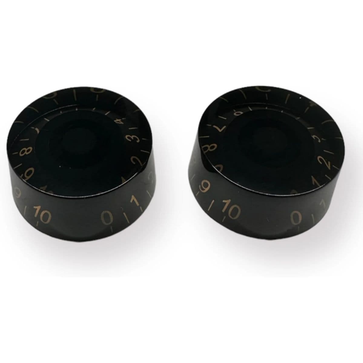 Al Speed Knob 18SP Aged Black w/ White Font 2-Pack — AxLabs