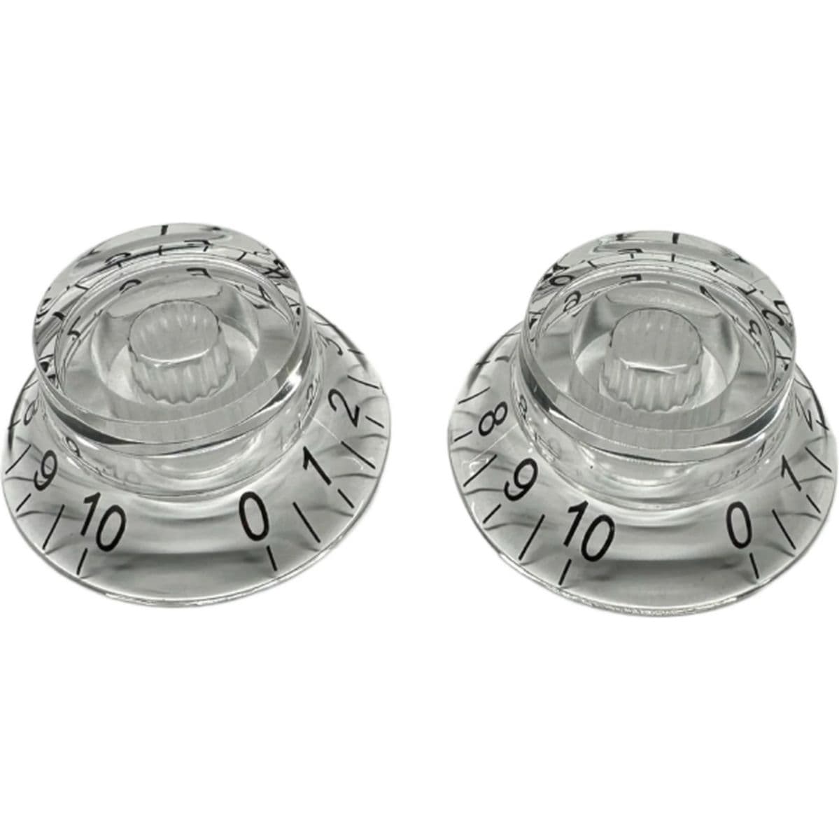 Al Bell Knob 18SP Clear w/ Black Font  2-Pack — AxLabs