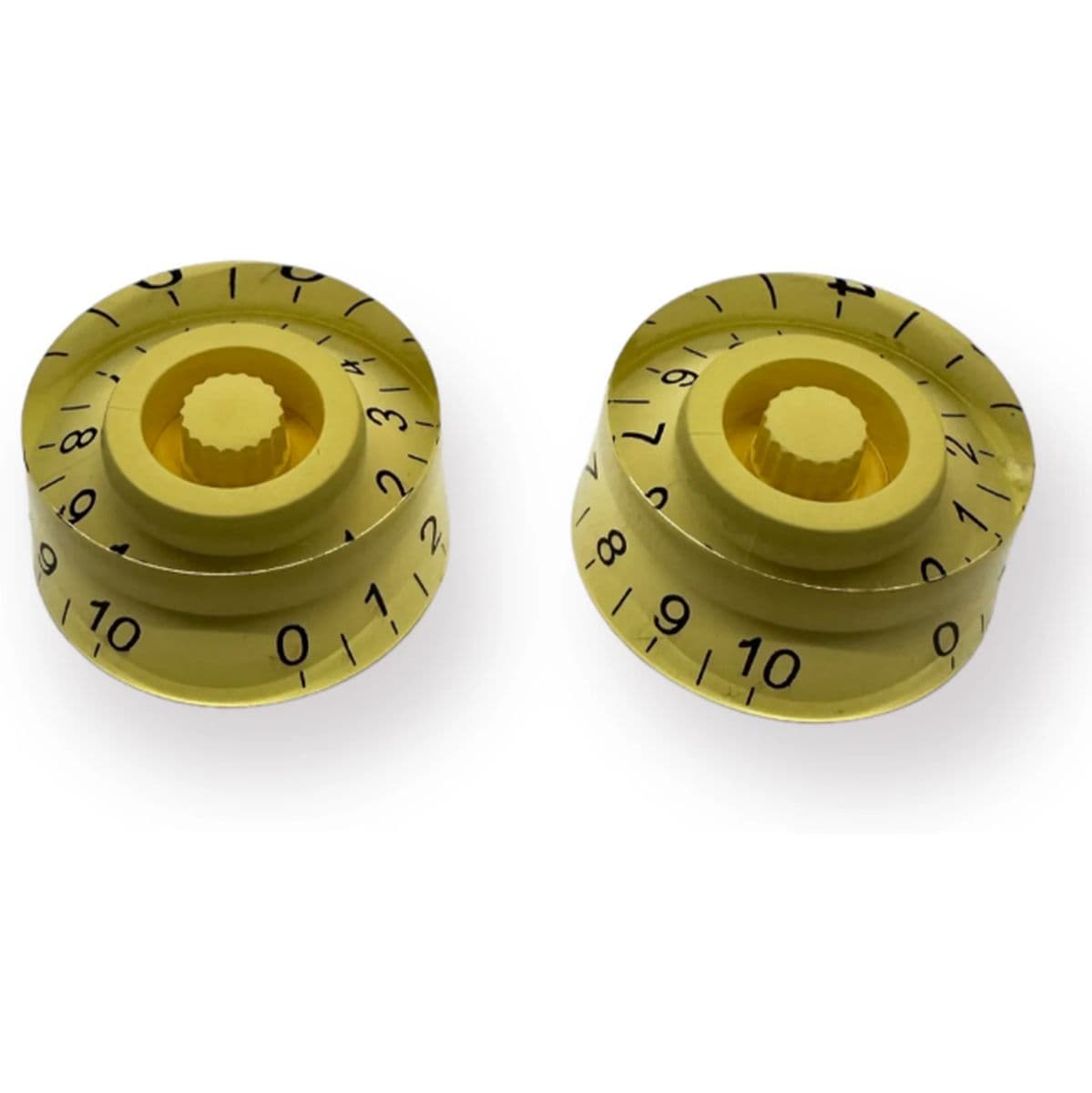 Al Speed Knob 18SP Cream w/ Black Font 2-Pack — AxLabs