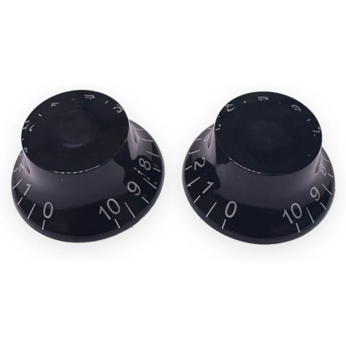 Al Bell Knob Left 18SP Black w/ White Font 2-Pack — AxLabs
