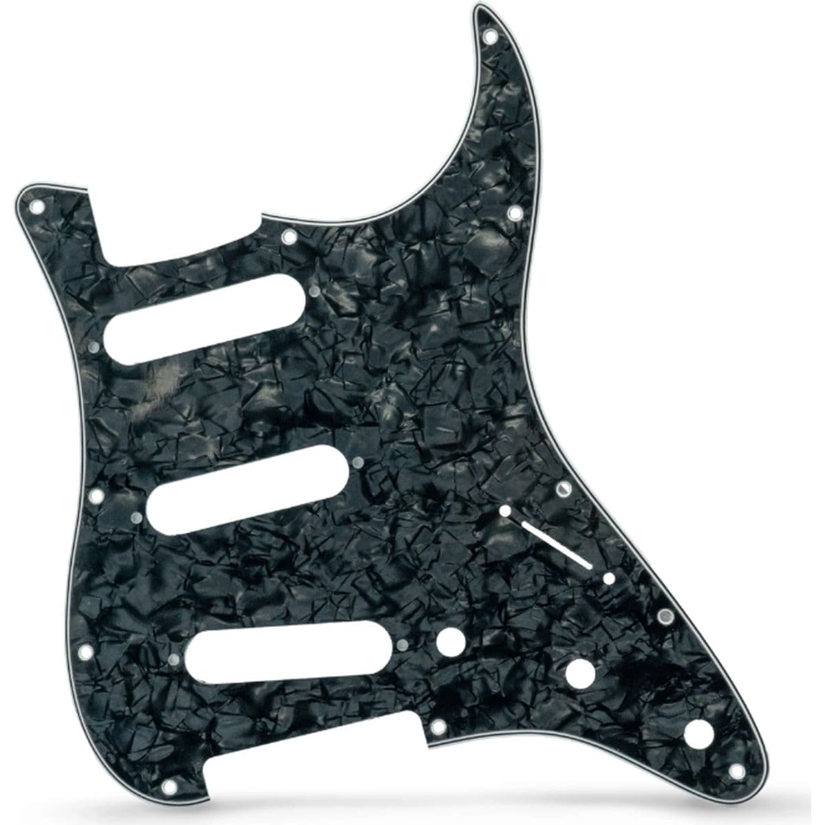 Al Strat-Style PG 3 Ply 11-Hole Black Pearl — AxLabs
