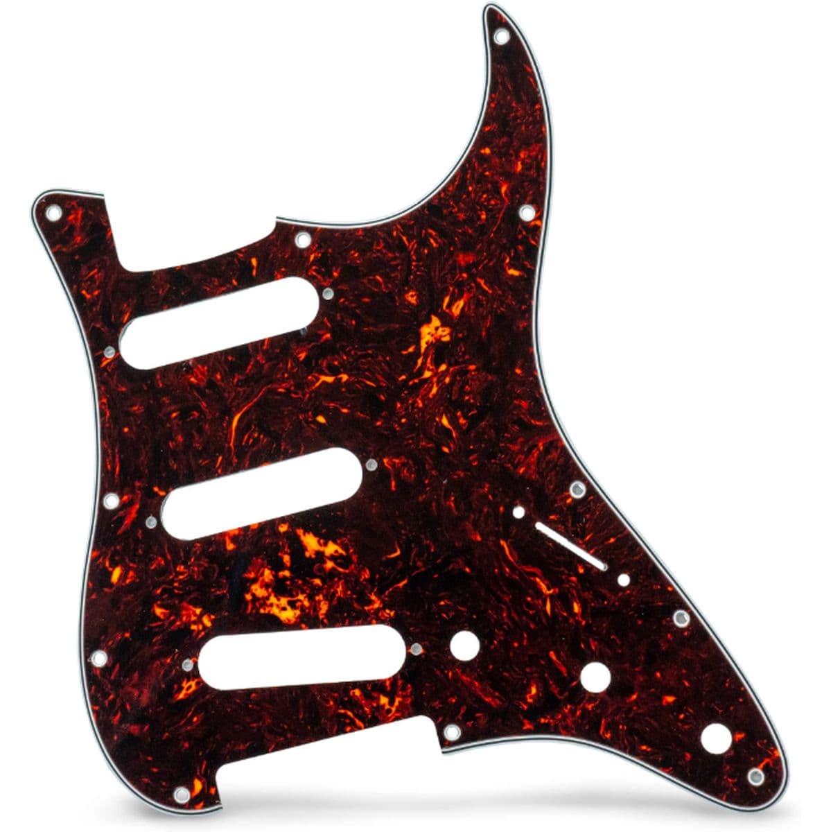 Al Strat-Style PG 3 Ply 11-Hole Brown Tortoise — AxLabs