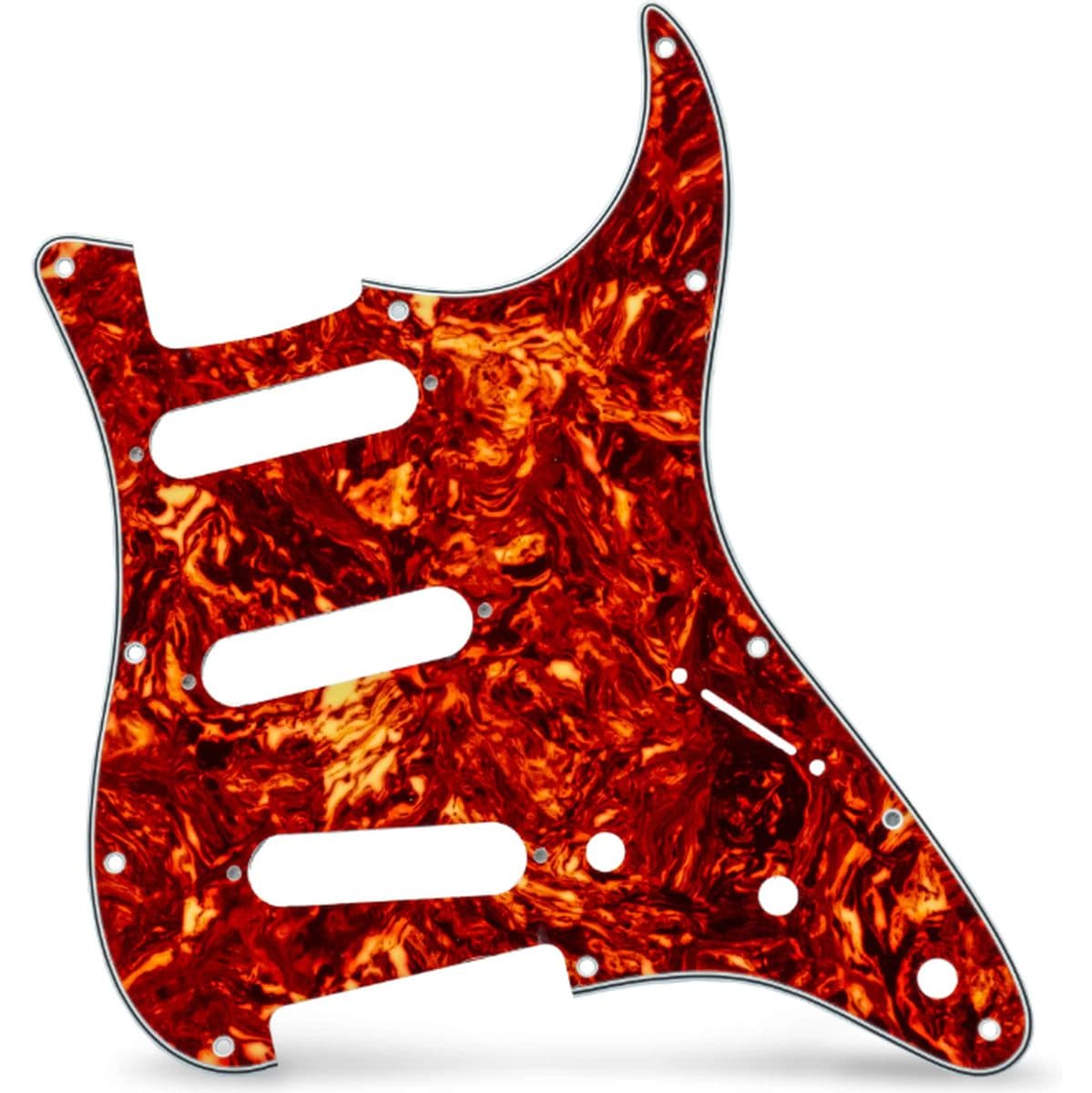 Al Strat-Style PG 3 Ply 11H Redtortoi — AxLabs
