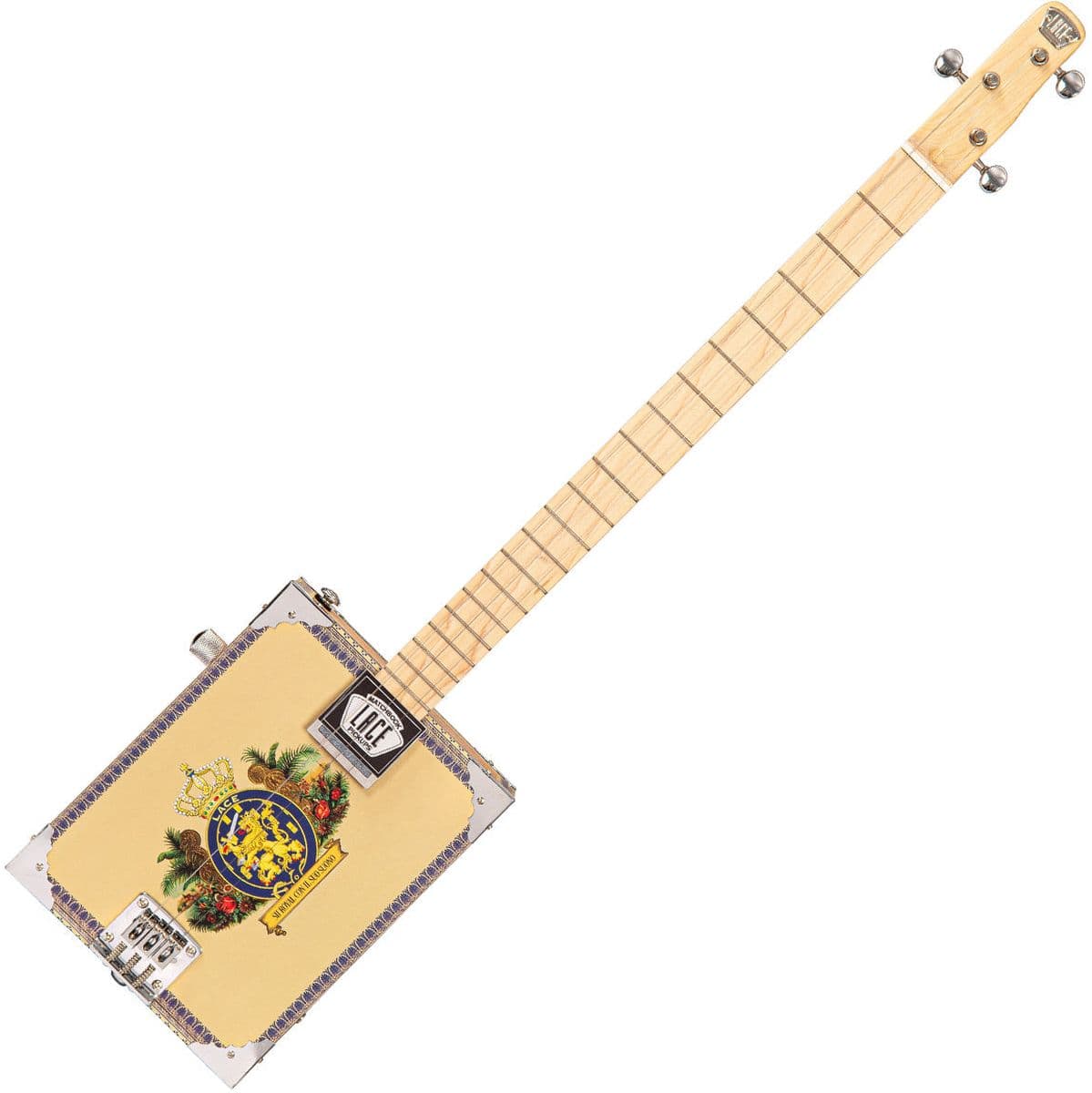 Electric Cigar Box Guitar - Royalty - 3 String — Lace
