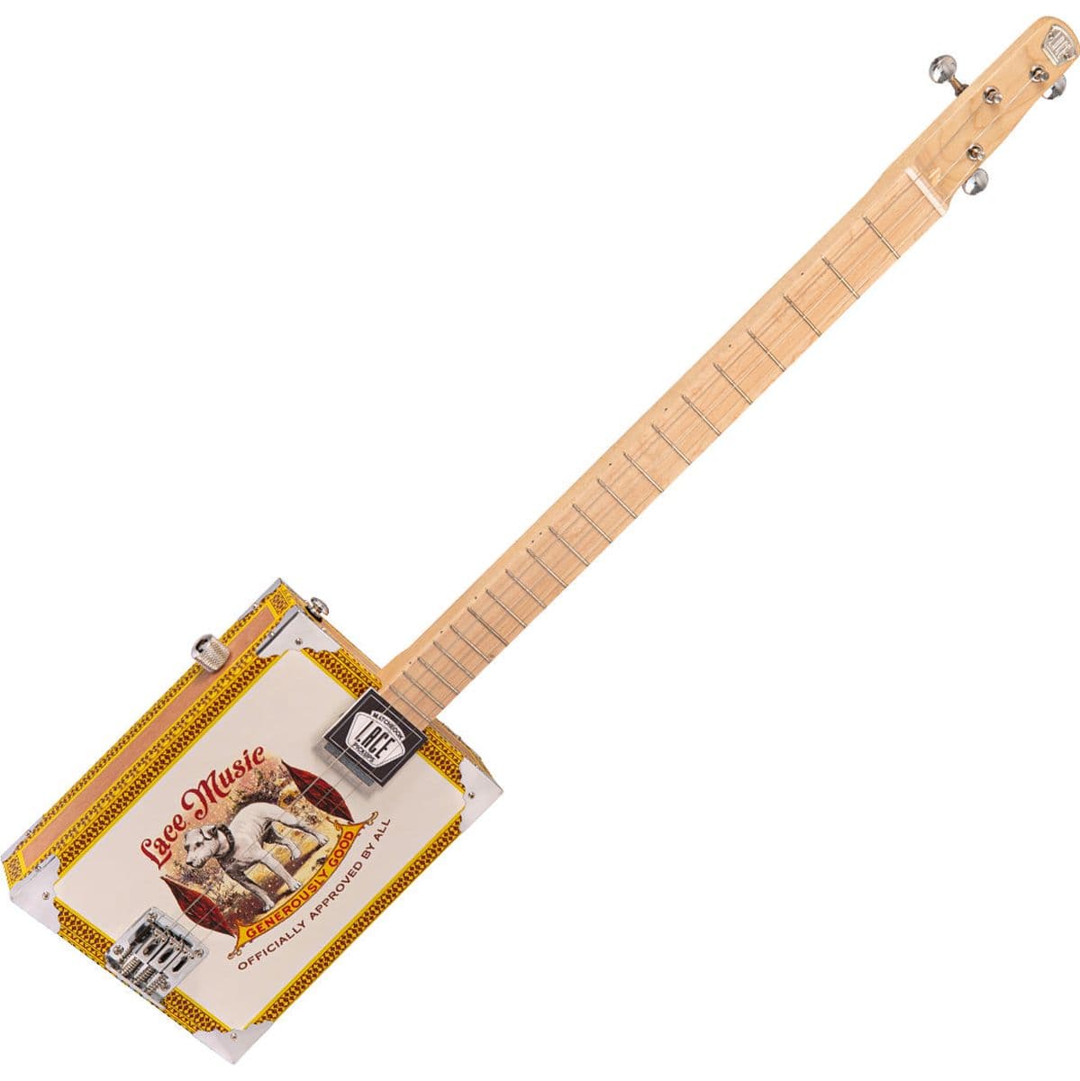 Electric Cigar Box Guitar - Pero Pup - 3 String — Lace