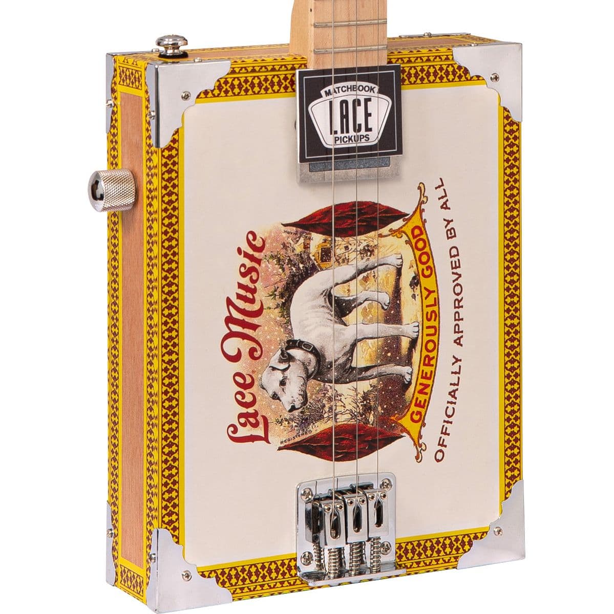 Electric Cigar Box Guitar - Pero Pup - 3 String — Lace