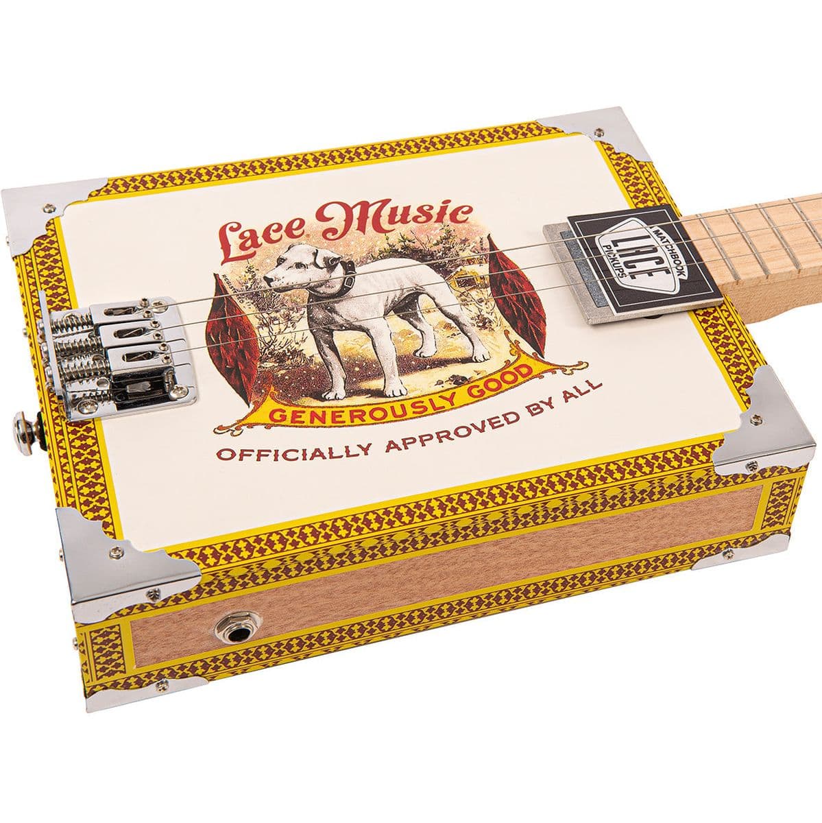 Electric Cigar Box Guitar - Pero Pup - 3 String — Lace