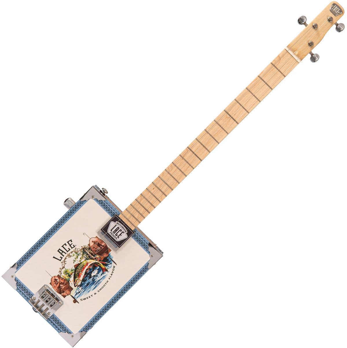 Electric Cigar Box Guitar - Gone Fishin' - 3 String — Lace