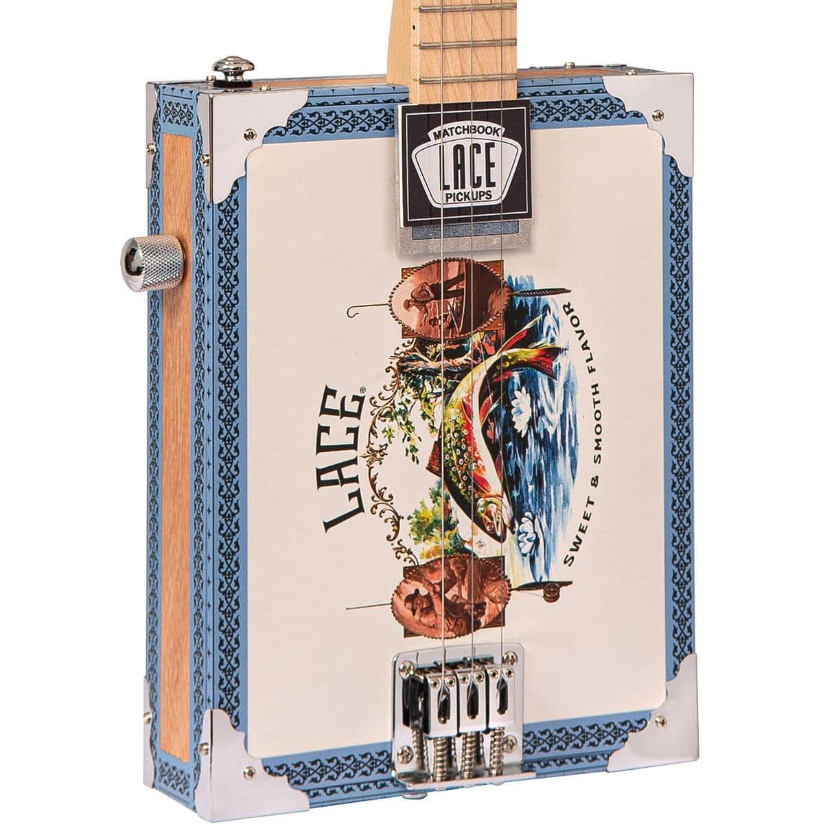 Electric Cigar Box Guitar - Gone Fishin' - 3 String — Lace