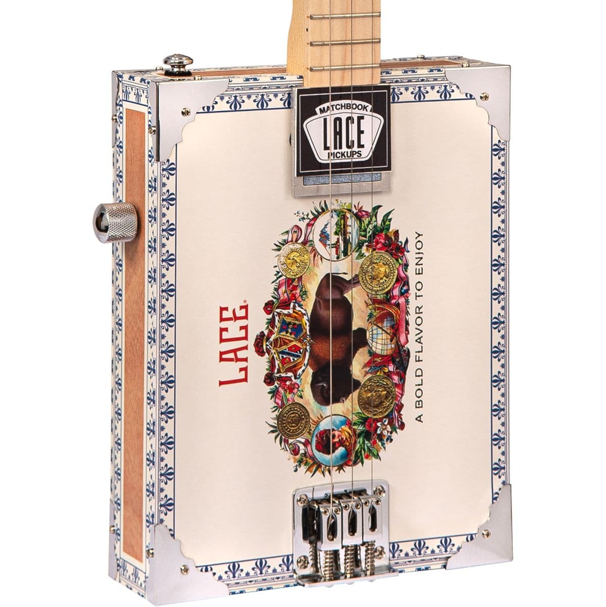 Electric Cigar Box Guitar - Buffalo Bill - 3 String — Lace