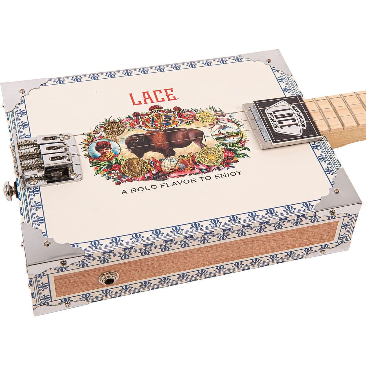 Electric Cigar Box Guitar - Buffalo Bill - 3 String — Lace