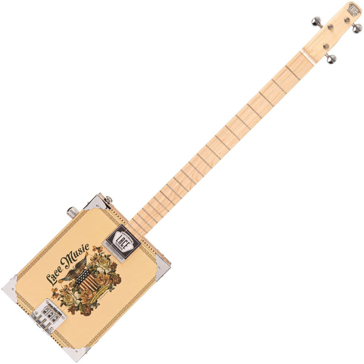 Electric Cigar Box Guitar - Americana - 3 String — Lace