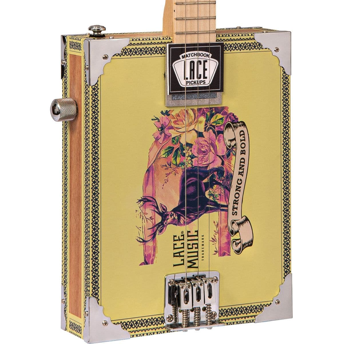 Electric Cigar Box Guitar - Deer Crossing - 3 String — Lace