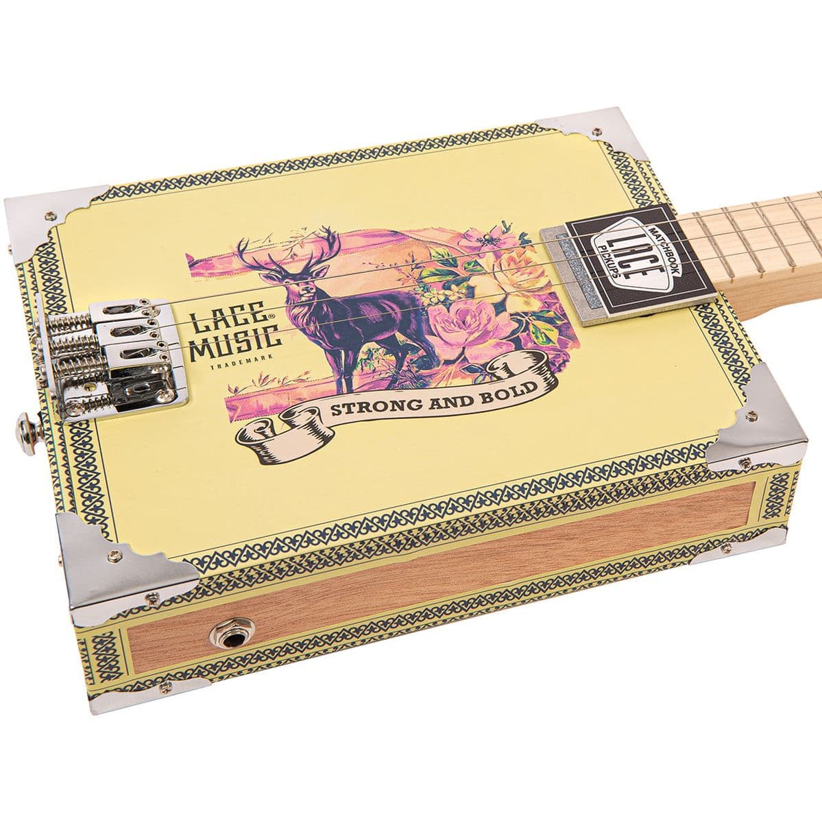 Electric Cigar Box Guitar - Deer Crossing - 3 String — Lace