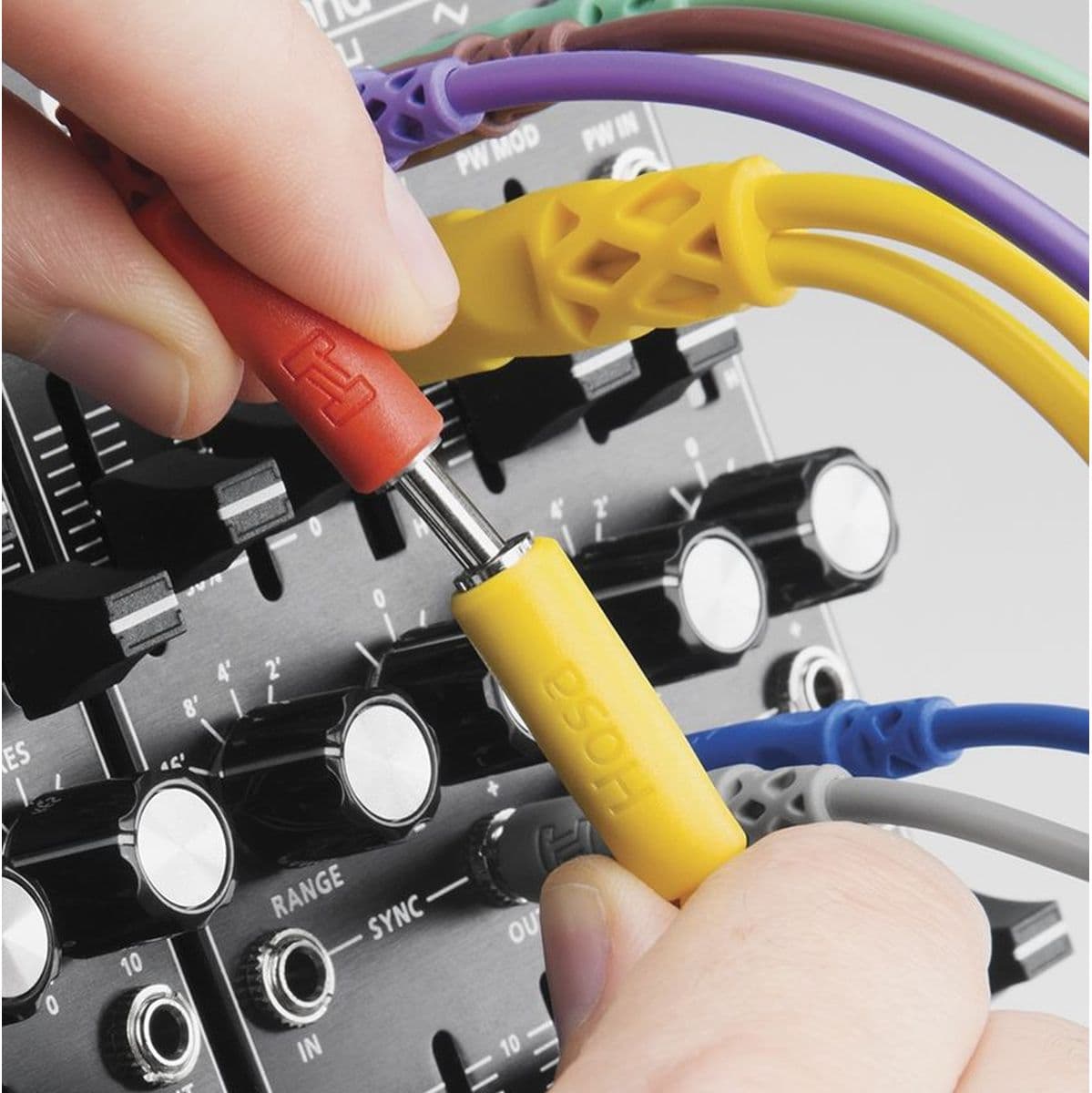 CMM545Y Hopscotch Patch Cables 3.5mm TS — Hosa