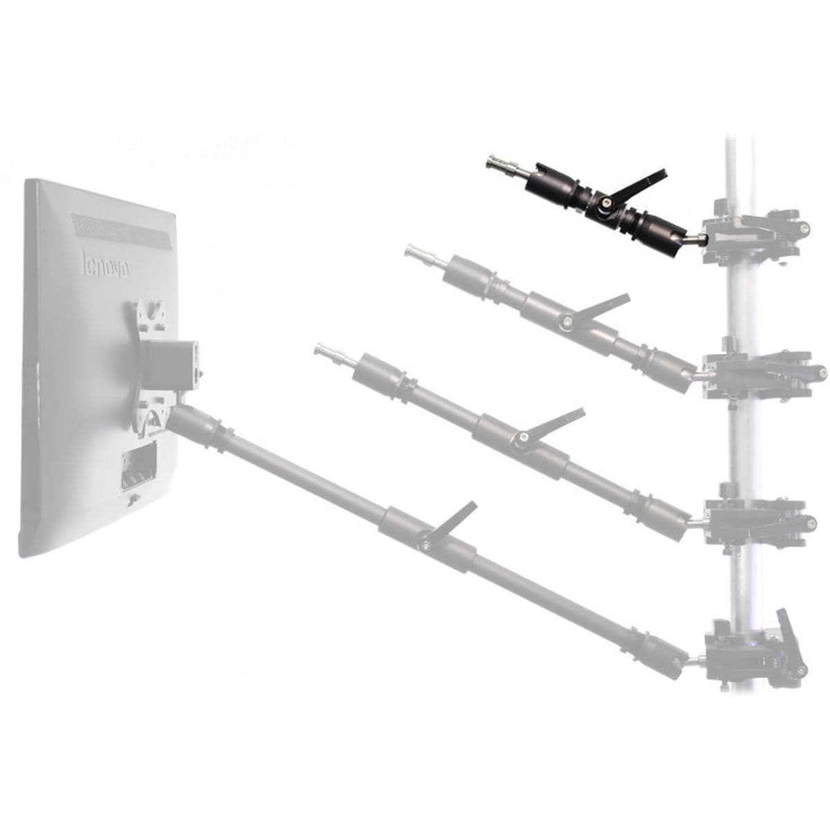 Double Joint Arm Short (360mm) — 9.Solutions