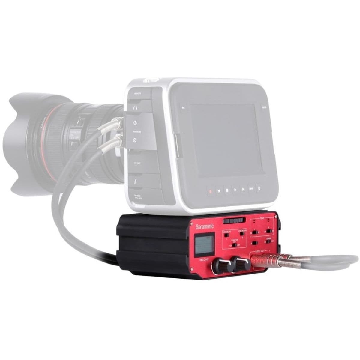 Audio Adapter For BMCC Camera — Saramonic
