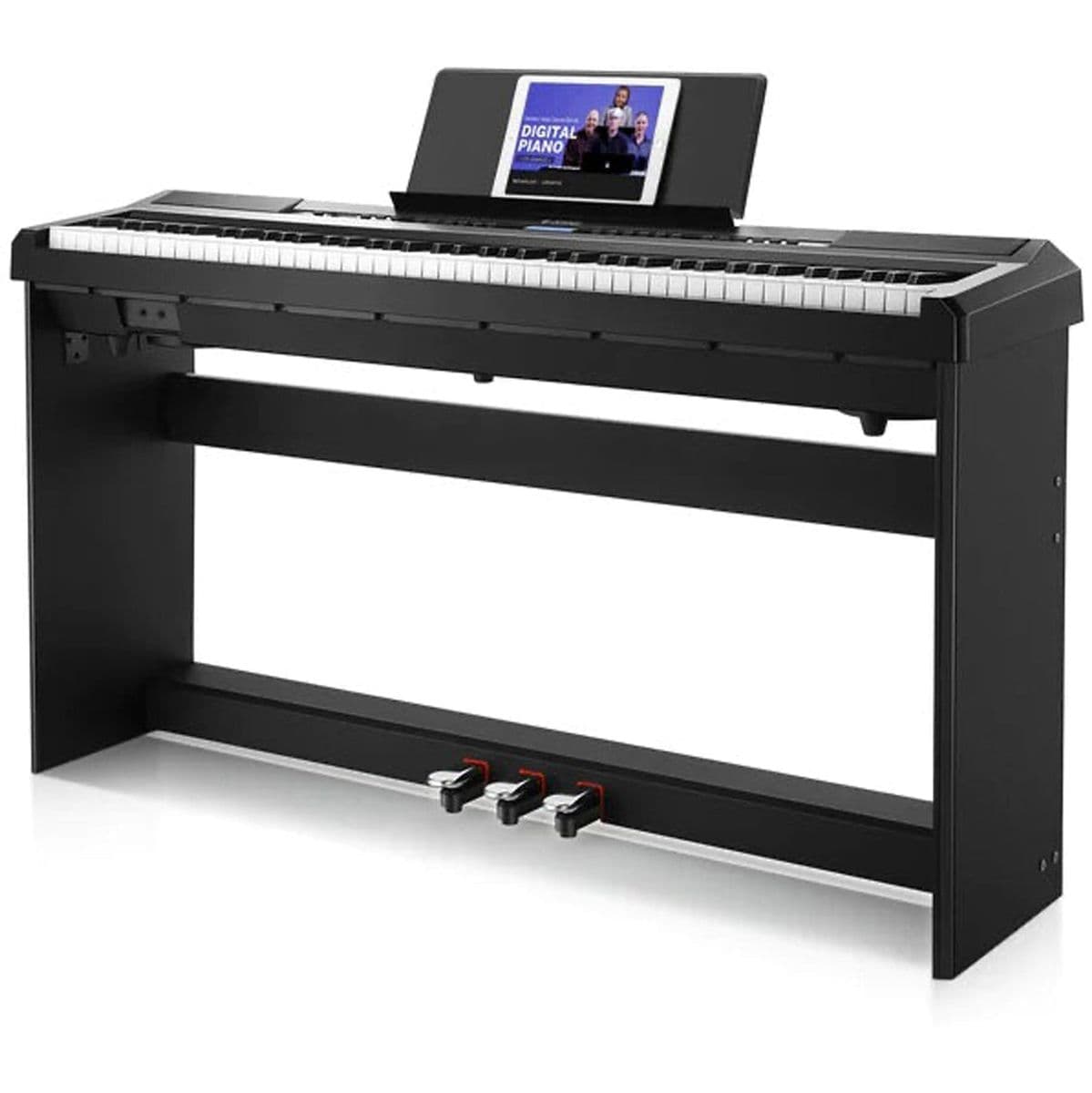 88 Key Portable Piano w/ Stand — DONNER