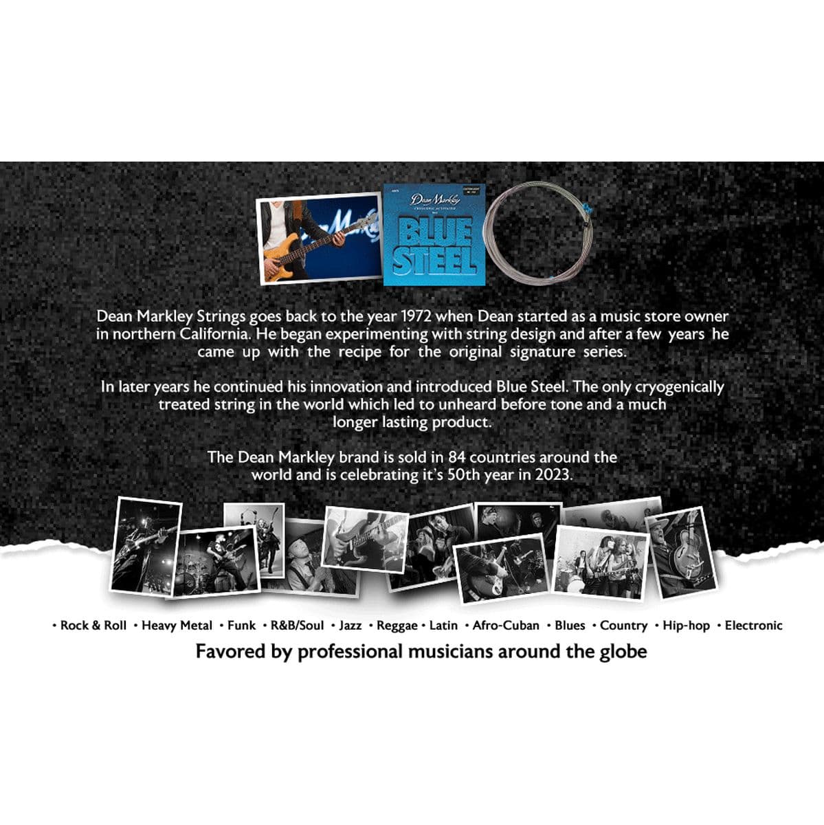 Blue Steel Acoustic Guitar Strings Extra Light 10-48 — Dean Markley
