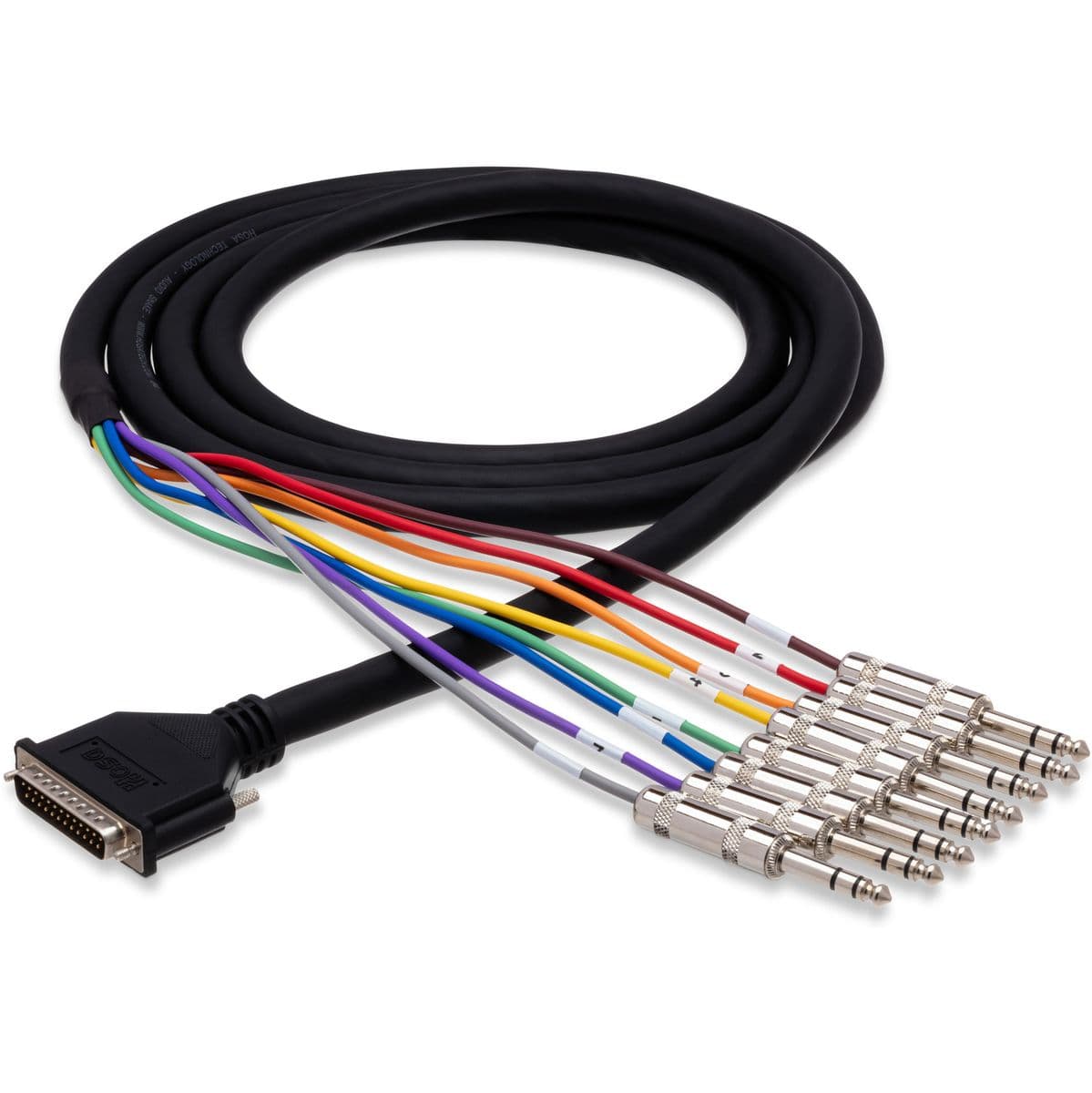 DTP-802 Balanced Snake DB25 To 1/4 In TRS 2 M — Hosa