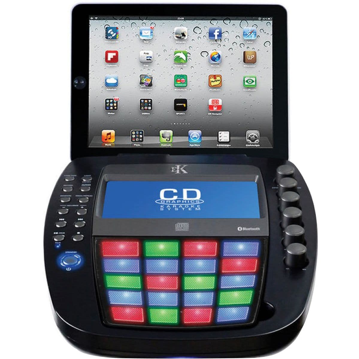 EKS878BT Bluetooth System w/ Speaker Pedestal — Easy Karaoke