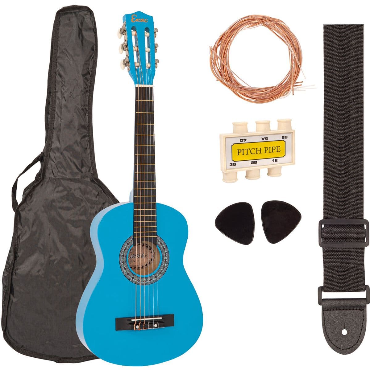 Junior Guitar Outfit-Blue — Encore