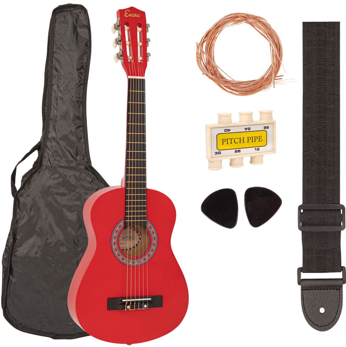 Junior Guitar Outfit-Red — Encore