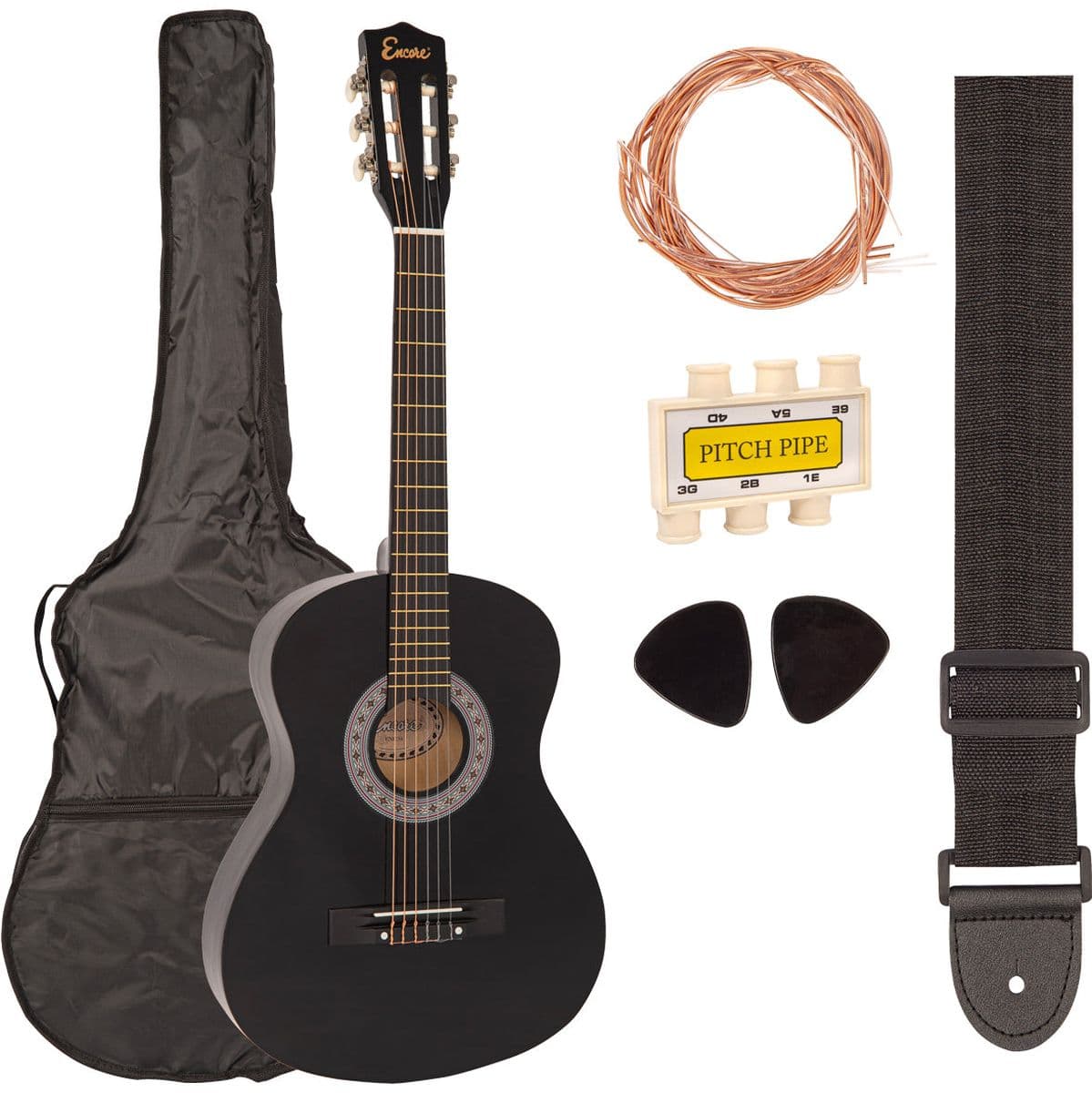 34 Size Guitar Outfit - Black — Encore
